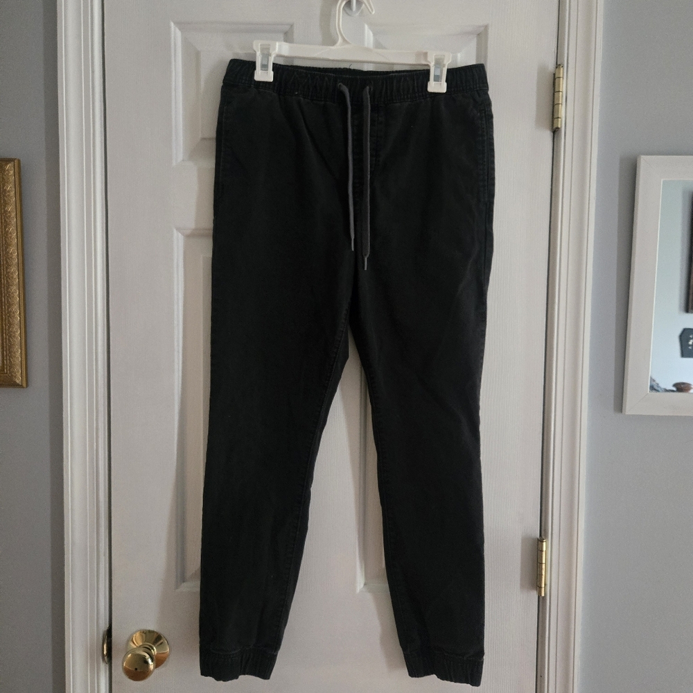 Aeropostale Small Black Jogger pants with Elastic Cuffs